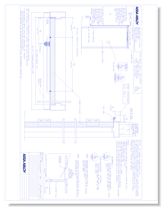 1021473 SW60 Single Pull Swing Door Operator