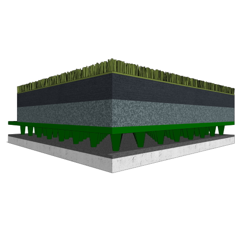 Rooftop - Padding Over Concrete