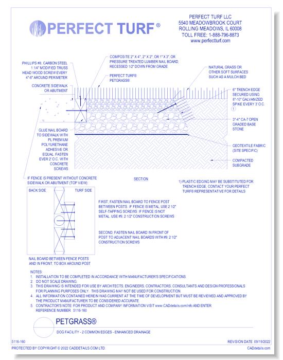 Dog Facility - 2 Common Edges - Enhanced Drainage