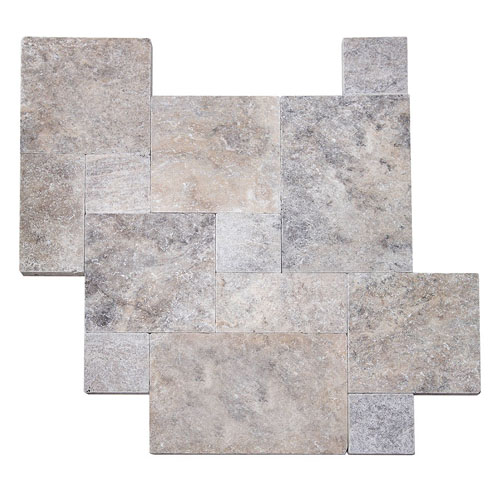 CAD Drawings StoneHardscapes  Travertine: Silver