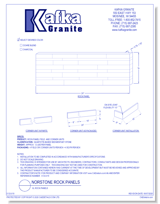 XL Rock Panels