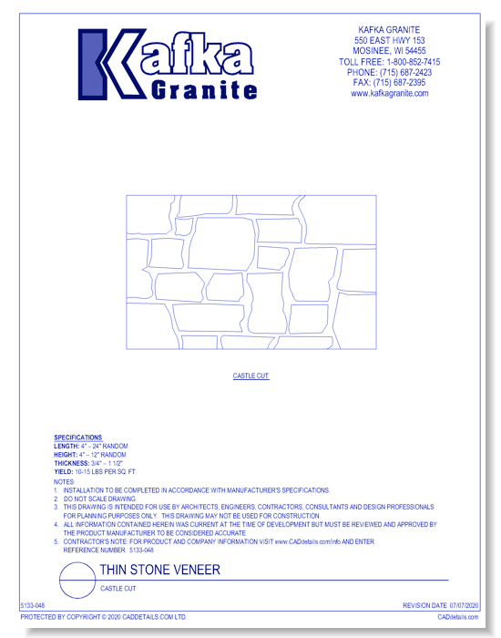 Thin Stone Veneer: Castle Cut
