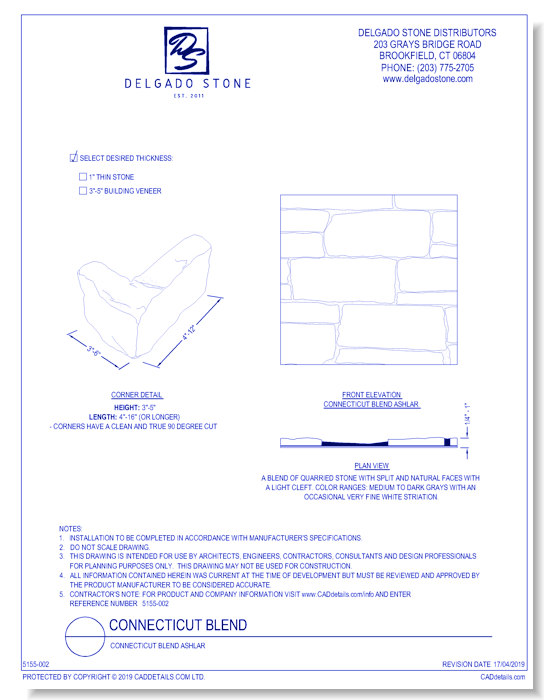 Connecticut Blend Ashlar