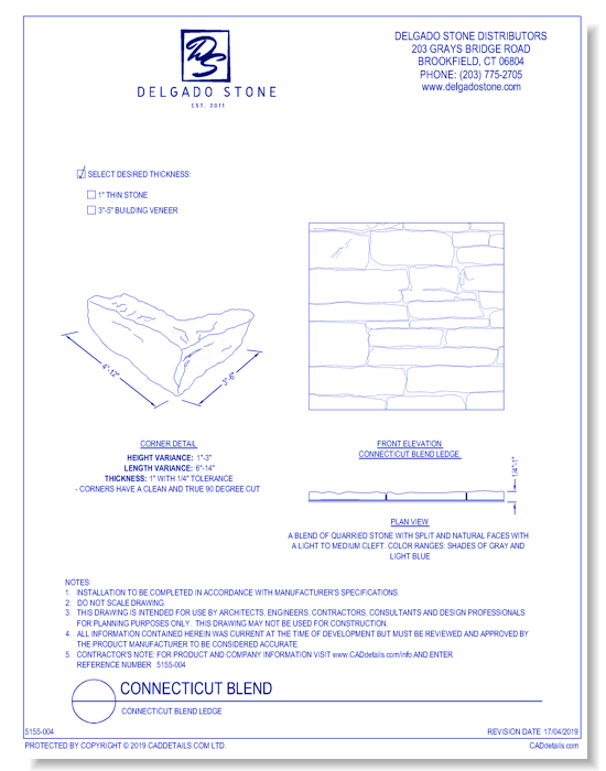 Connecticut Blend Ledgestone