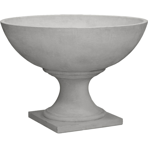 CAD Drawings Jackson Cast Stone 48" Modern Bowl With Chartres Pedestal