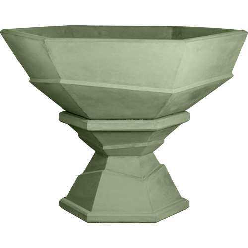 CAD Drawings Jackson Cast Stone 48" Prisma Bowl With Pedestal