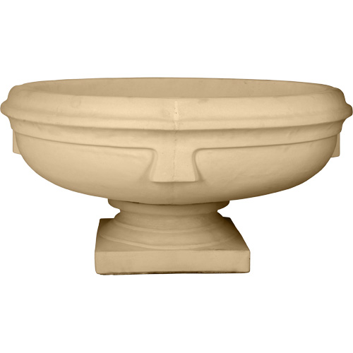 CAD Drawings Jackson Cast Stone 42" Cordoba Bowl Planter With Essex Pedestal