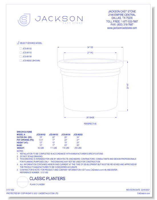 Plain Cylinder