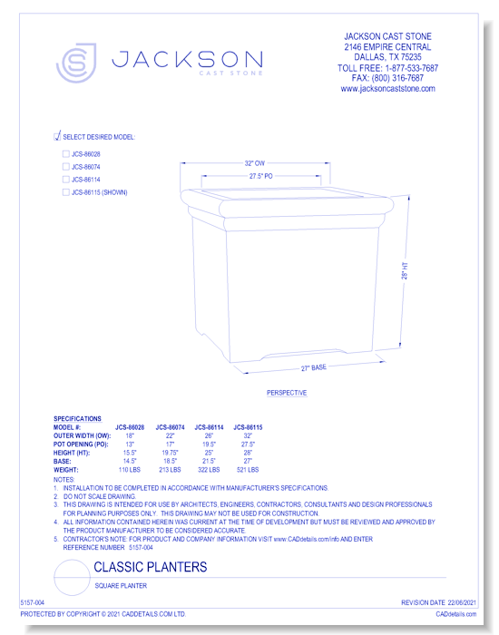 Square Planter