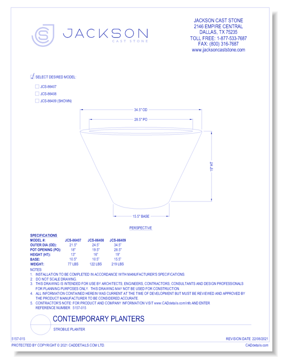 Strobile Planter