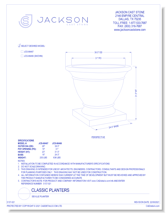 Seville Planter