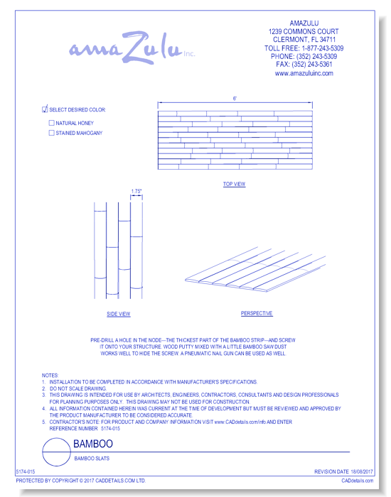 Bamboo Slats