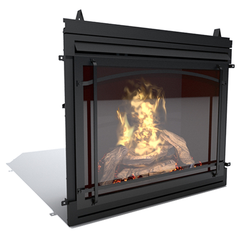 CAD Drawings BIM Models Kozy Heat Fireplaces