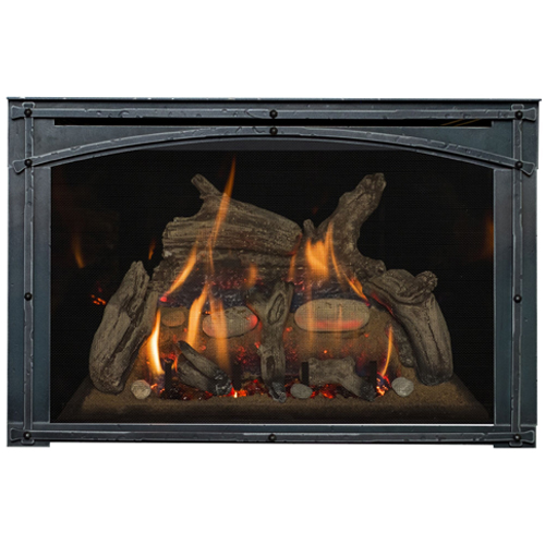 CAD Drawings BIM Models Kozy Heat Fireplaces Gas Insert: Roosevelt 29