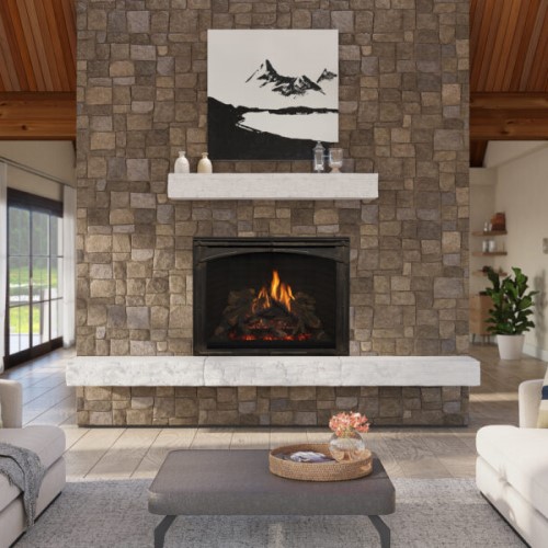 CAD Drawings Kozy Heat Fireplaces Gas Fireplace: Nordik 48DV