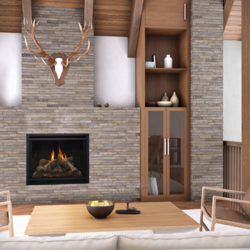 CAD Drawings Kozy Heat Fireplaces Gas Fireplace: Nordik 41DV