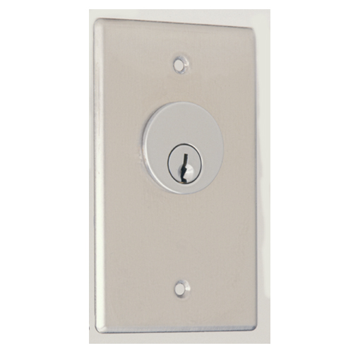 CAD Drawings Camden Door Controls CM-1200 & CM-2200 Series: Key Switches - Stainless Steel Faceplate, Flush