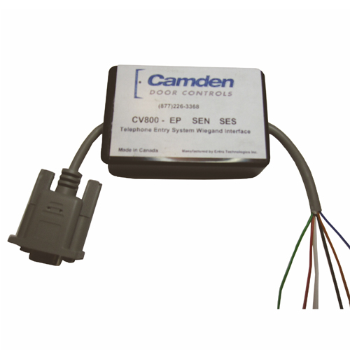 CAD Drawings Camden Door Controls CV-800: Serial to Wiegand Interface
