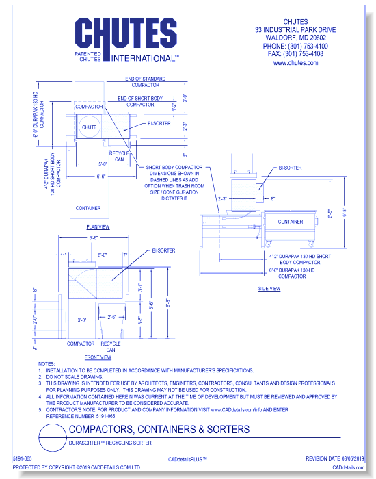Compactors, Containers & Sorters: DuraSorter™ Recycling Sorter