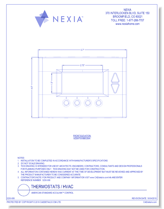 American Standard AccuLink™ Control