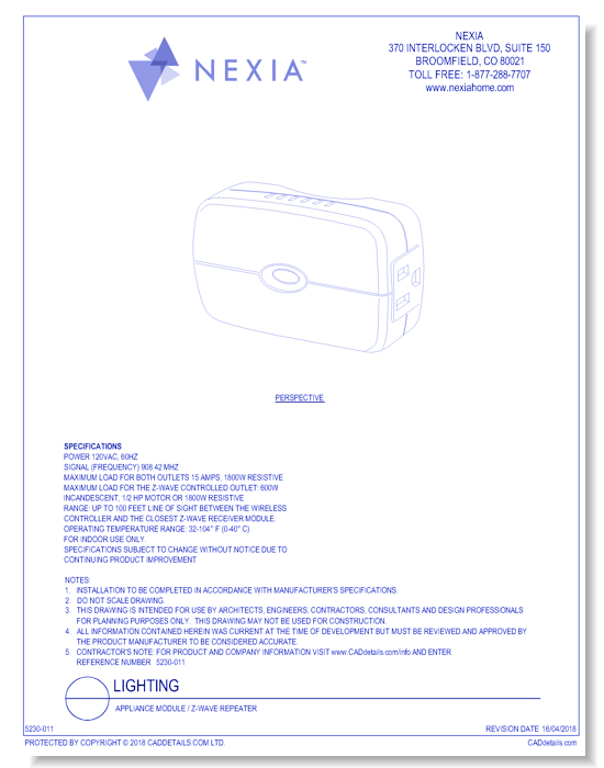 Appliance Module / Z-Wave Repeater