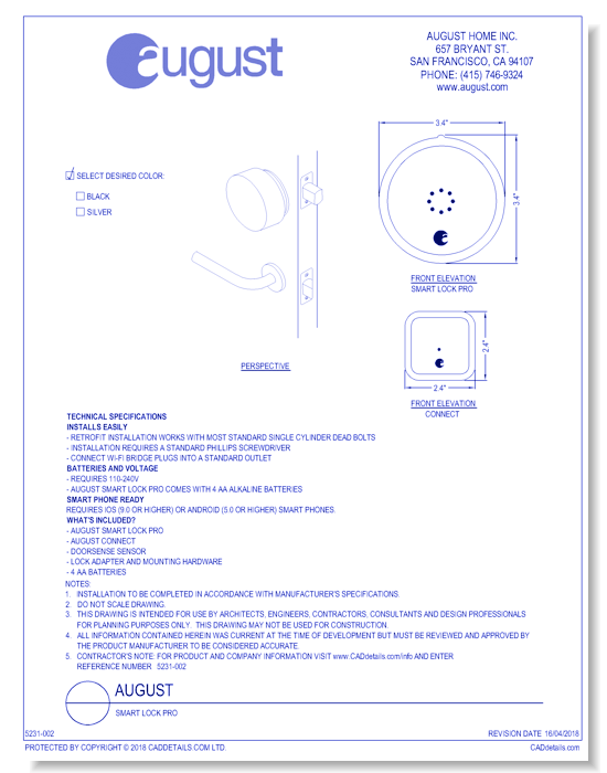 August Smart Lock Pro