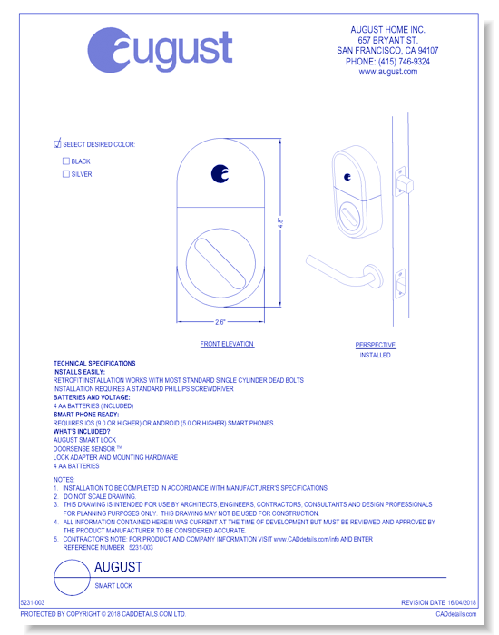 August Smart Lock