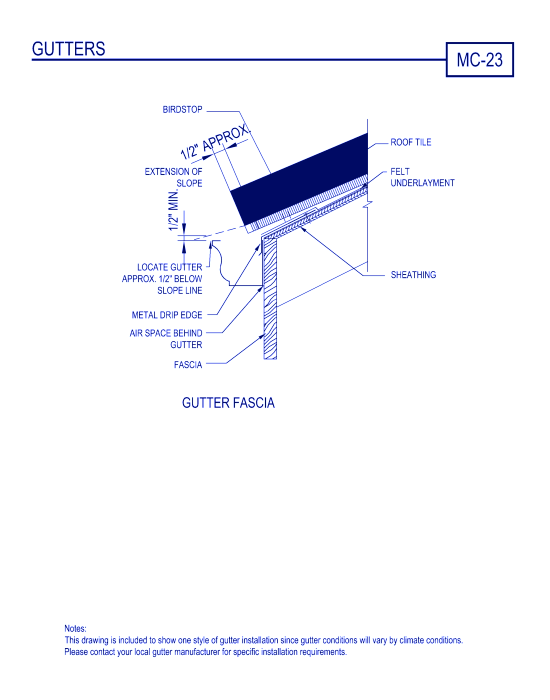 Gutters ( MC-23 )