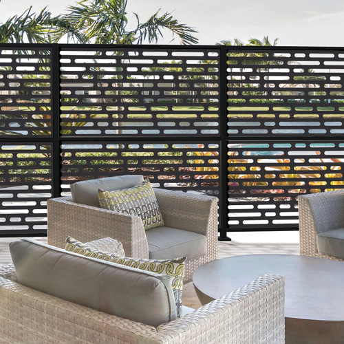 CAD Drawings Barrette Outdoor Living Decorative Screen Panels
