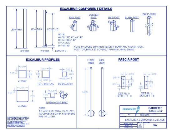 Excalibur®: Component Details (Part 1)