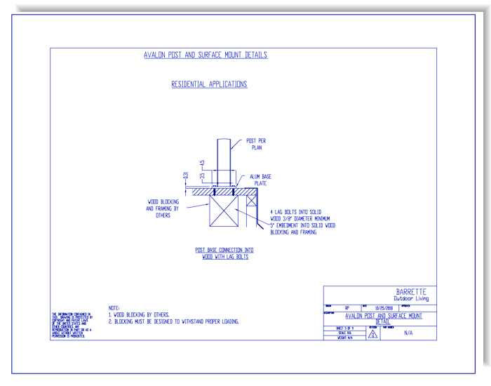 Avalon Aluminum Railing®: Post & Surface Mount Details (Part 2)