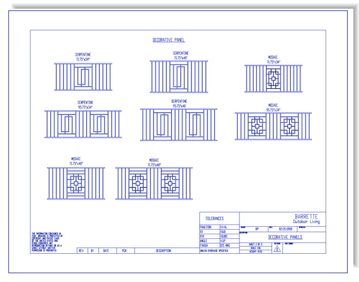 Excalibur®: Decorative Panels