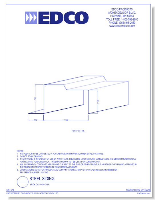Brick Casing Cover