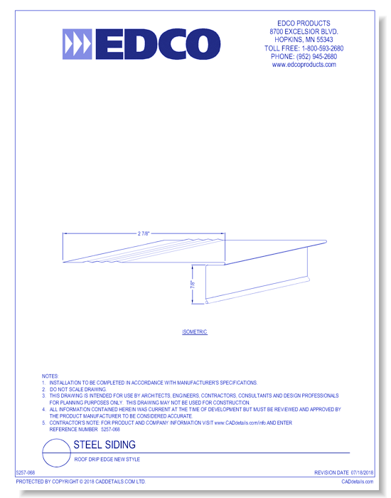 Roof Drip Edge New Style
