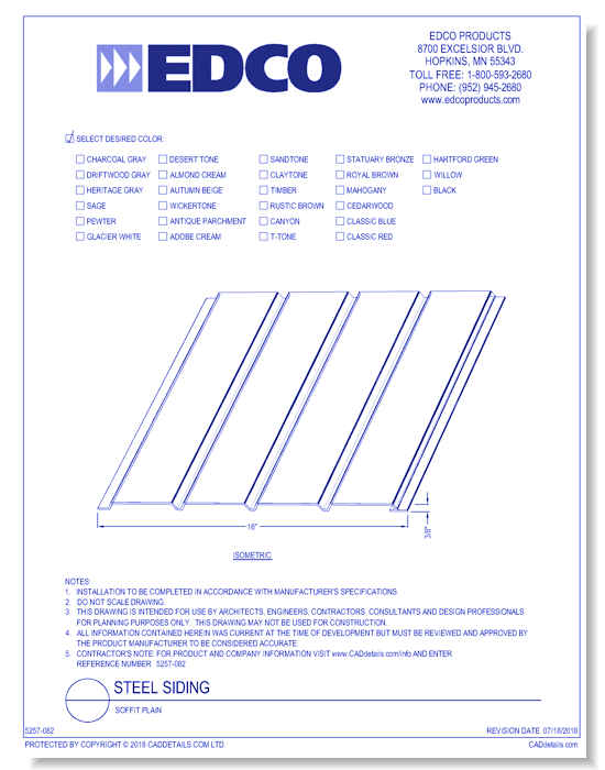 Soffit Plain