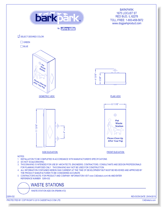 Waste Station Add-On (PBARK-472)