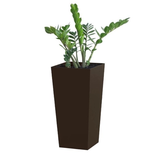 CAD Drawings PureModern Modern Elite: Tapered Powder-Coated Aluminum Planter - 6203TS