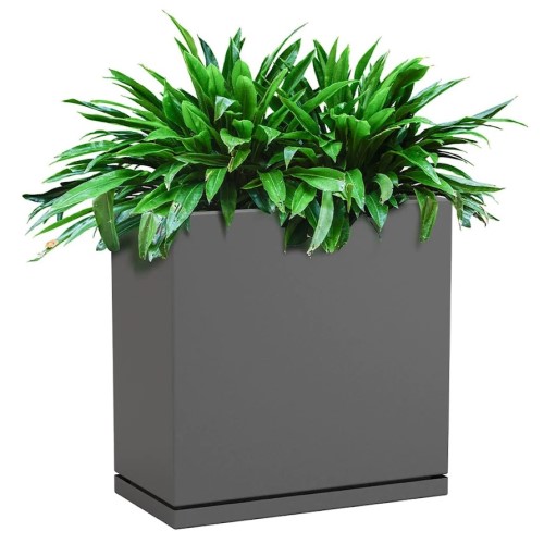 CAD Drawings PureModern LITE Rectangle Powder-Coated Aluminum Planter - 5102 R