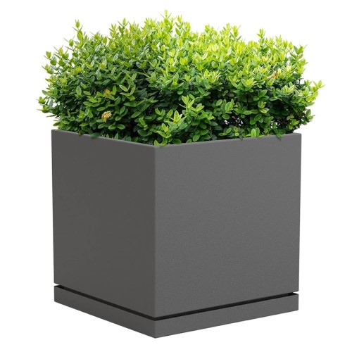 CAD Drawings PureModern LITE Square Powder-Coated Aluminum Planter - 5201 S