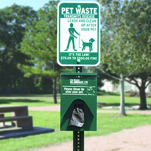 CAD Drawings Pet Waste Eliminator Basic Pet Waste Eliminator Station (E4GRE)