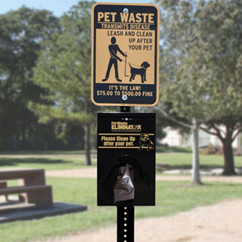 CAD Drawings Pet Waste Eliminator Basic Pet Waste Eliminator Station (E4BLA)