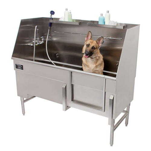 CAD Drawings Bathtubs For Pets Stainless Steel Step-In Animal Bathtub