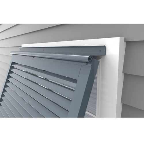 CAD Drawings New Horizon Shutters  Bahama Hinges: 1'' Build-Out