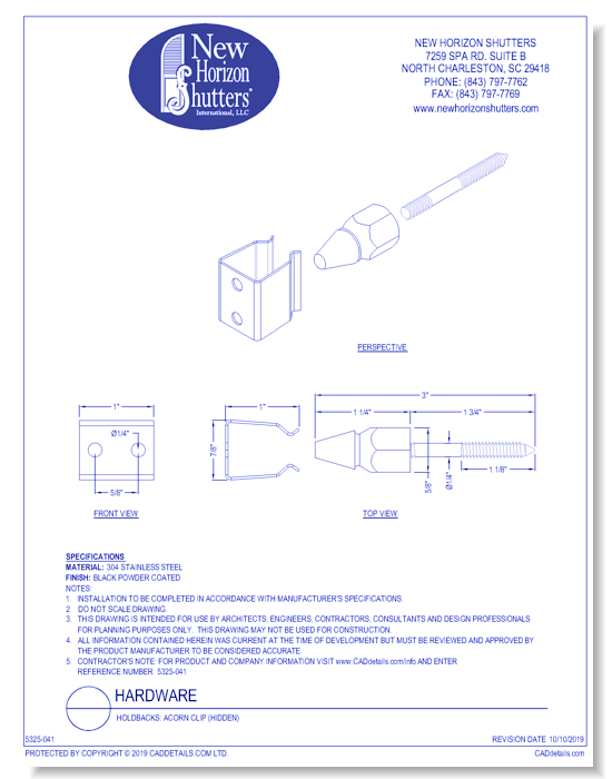 Holdbacks: Acorn Clip (Hidden)