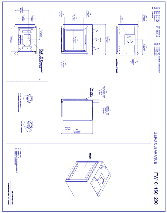 Fireplace: Stûv 16-58 Z (Zero Clearance)