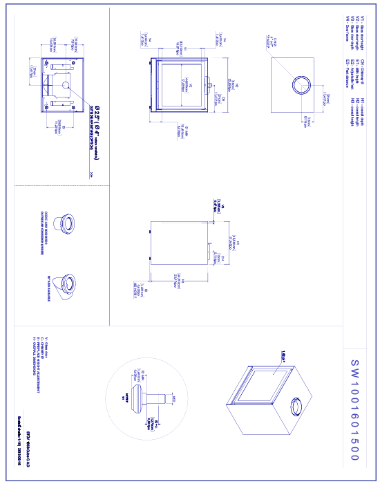 Stove: Stûv 16-58 Cube