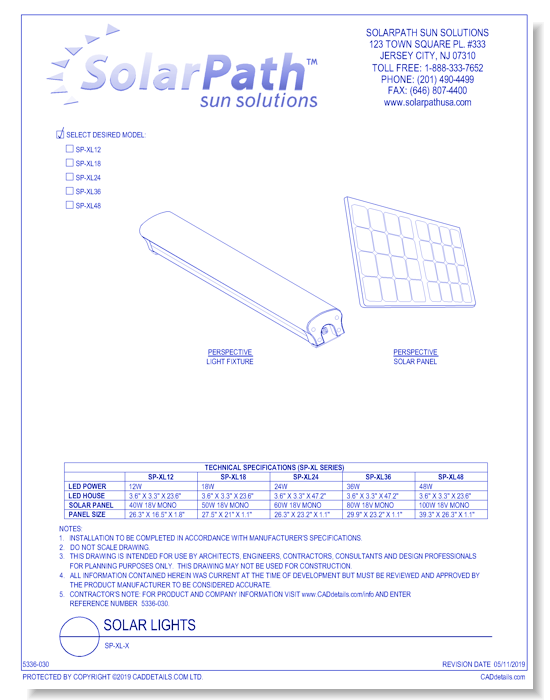 Solar Light: SP-Xl-X