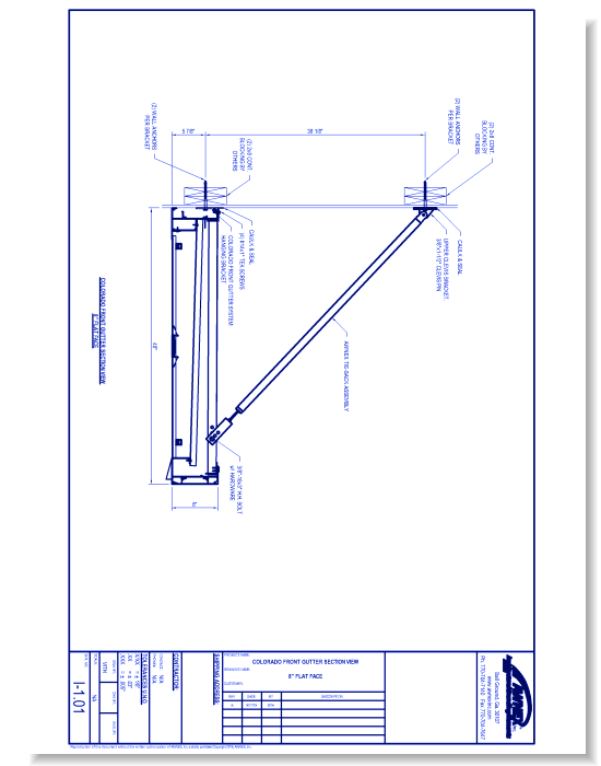 Canopies: Colorado Front Gutter