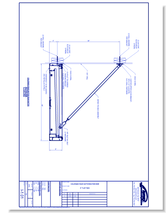 Canopies: Colorado Rear Gutter