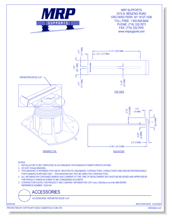 Accessories: Perimeter Edge Clip